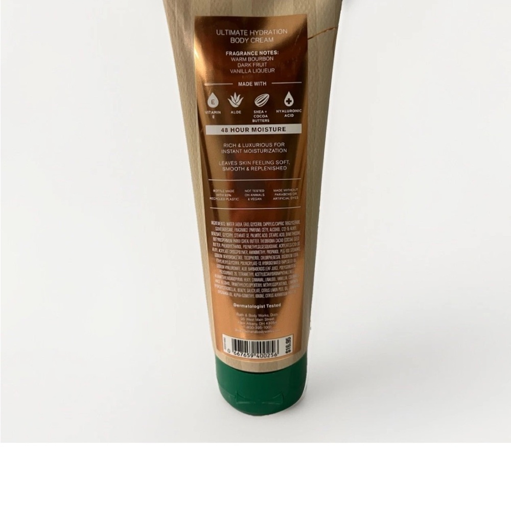 Bath & Body Works Cozy Vanilla Bourbon Body Cream 8 Oz, Set of 3, New - Picture 3 of 3